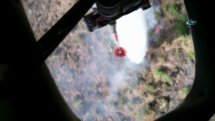 10 hektarlık ormanlık yangını 2 saatlik müdahalenin ardından söndürüldü