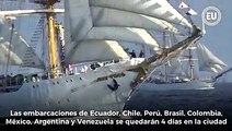 Puerto Bolívar recibió al mediodía de este miércoles a los ocho veleros internacionales que participan de la Regata Velas Latinoamérica 2018. ►
