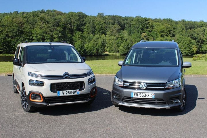 Comparatif : Citroën Berlingo vs Volkswagen Caddy