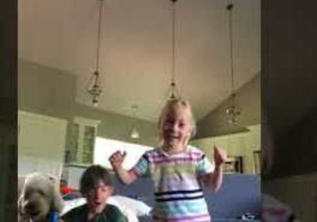 4-Year-Old With Cerebral Palsy Takes First Steps on Her Own