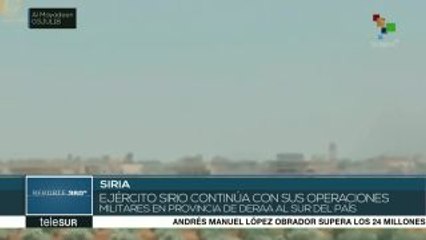 Ejército Árabe Sirio libera ciudades de Deraa controladas por Al Nusra