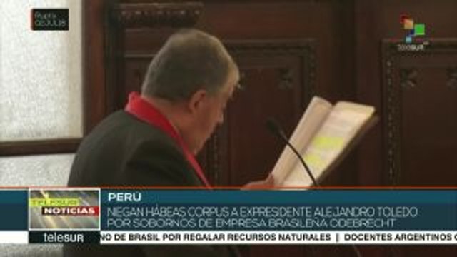 Perú: justicia niega habeas corpus al expresidente Alejandro Toledo