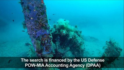 Underwater operation to identify a pilot who crashed in WWII