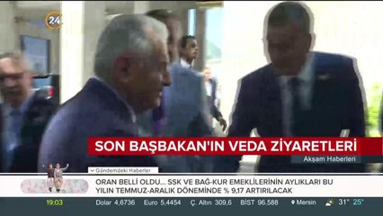 Başbakan Yıldırım veda turuna başladı