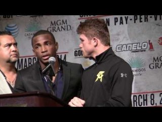 Saul Canelo Alvarez CONFRONTED by Erislandy Lara