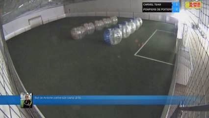 But de Antoine contre son camp (2-0) - CARMEL TEAM Vs POMPIERS DE POITIERS - 04/07/18 11:30