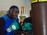 EXCLUSIVE ADRIEN BRONER Punching Heavy Bag - Awesome Speed & Power