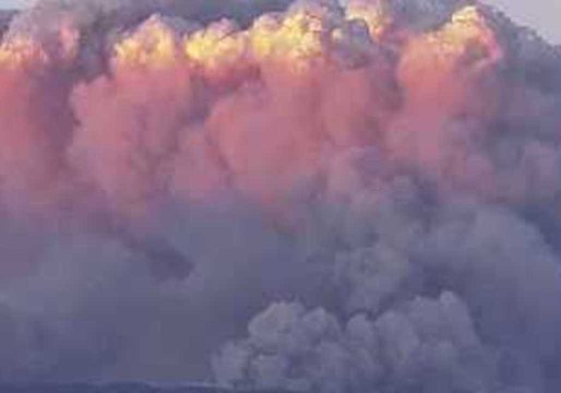 Plumes of Smoke Rise From Nevada's Hogan Fire