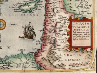 Map of Turkiye and Turkish Empire, 1593
