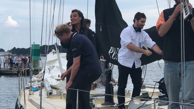 Marie Tabarly appareille de Lorient sur Pen Duick VI