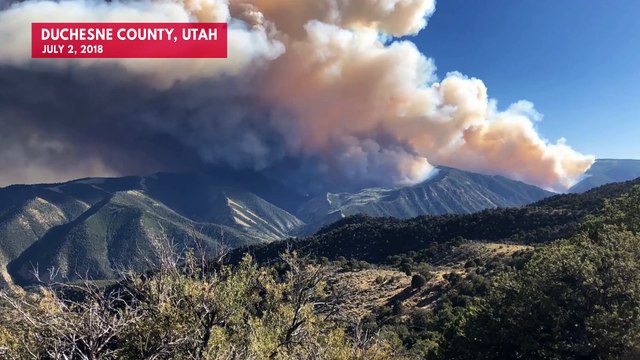 Dollar Ridge Fire Burns 30,000 Acres in Utah