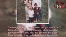 Kim Kardashian cuddles up to her kids on a private jet with Kanye West