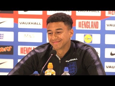 Jesse Lingard Pre-Match Press Conference - Colombia v England - Embargo Extras - World Cup