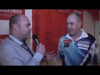 IAN "DIAMOND" WHITE REFLECTS ON HIS FIRST ROUND VICTORY