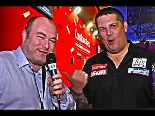 Darts- GARY ANDERSON TALKS AFTER BEING BEATEN 4-3 BY MICHAEL VAN GERWEN