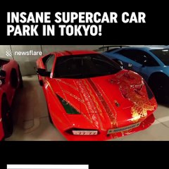 Video herunterladen: Ce parking de tokyo est rempli de supercars - Lamborghini, Ferrari,  Porsche...