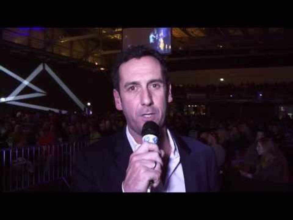 Darts- ELMAR PAULKE INTRODUCES THE GERMAN DARTS CHAMPIONSHIP AT HILDESHEIM
