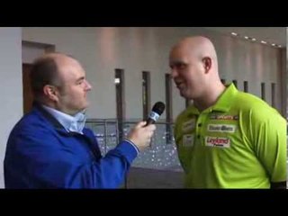Darts- "STARR TALKS TO THE NEW STAR". "MVG" TALKS TO TUNGSTENTALES