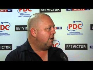Mervyn King speaks after BetVictor World Matchplay win against Kim Huybrechts