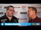 Stephen Bunting talks to Tungsten Tales straight after his win over Peter Wright