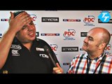 Disappointed Adrian Lewis reflects on a bad night