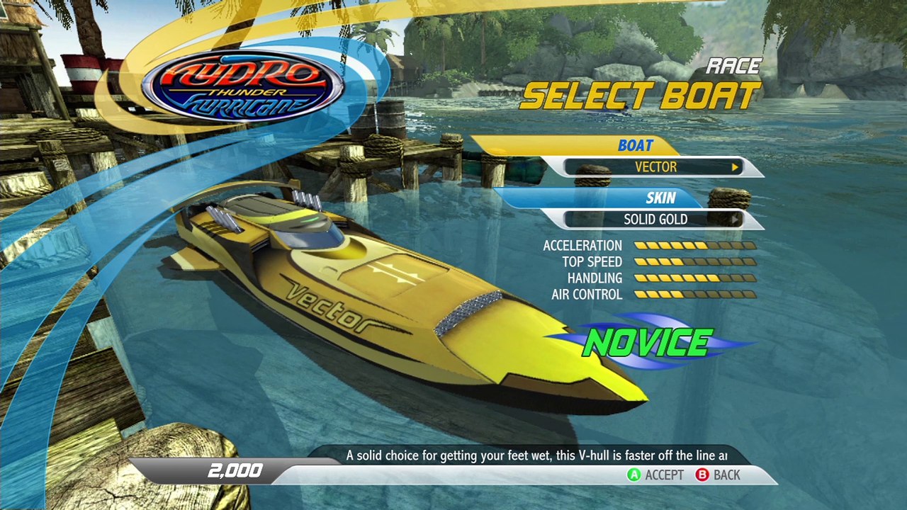 Hydro Thunder Hurricane Monster Island Level Gameplay