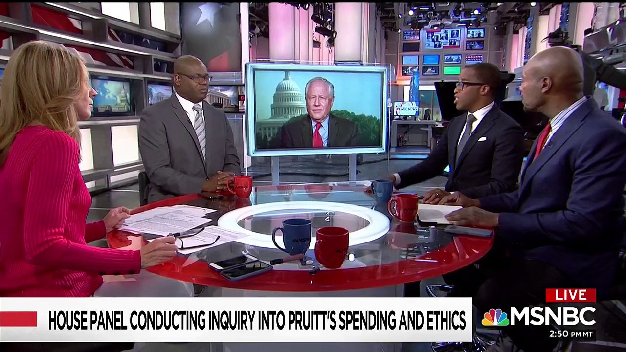 Conservative confesses he feels 'silly' lambasting Scott Pruitt when Trump does something egregious every day