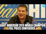 Gary Anderson 7 - 6 Phil Taylor World Championship Post Match Press Conference