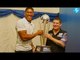 Gary Anderson with Anthony Joshua Olympic heavyweight boxing  gold medalist