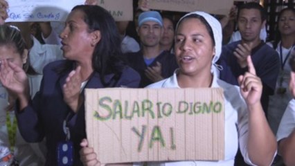 Parlamento mediará conflicto salarial entre el Gobierno y enfermeros venezolanos