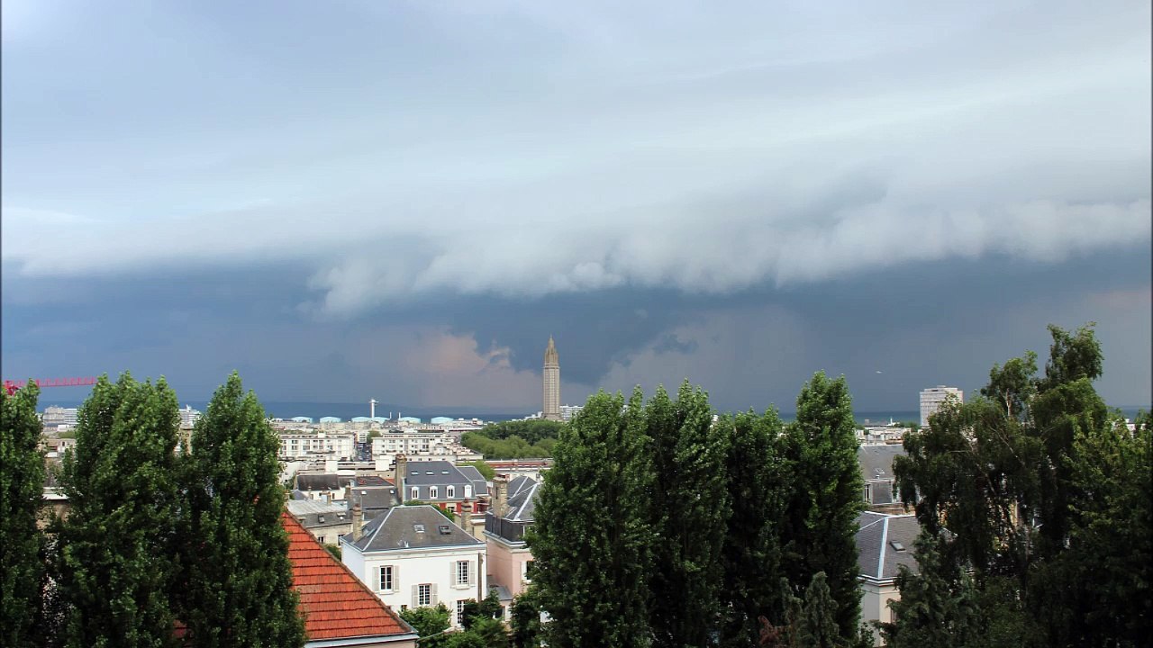 orage et Arcus au Havre et en Normandie