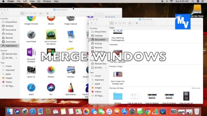 How to merge windows into tabs on your Mac