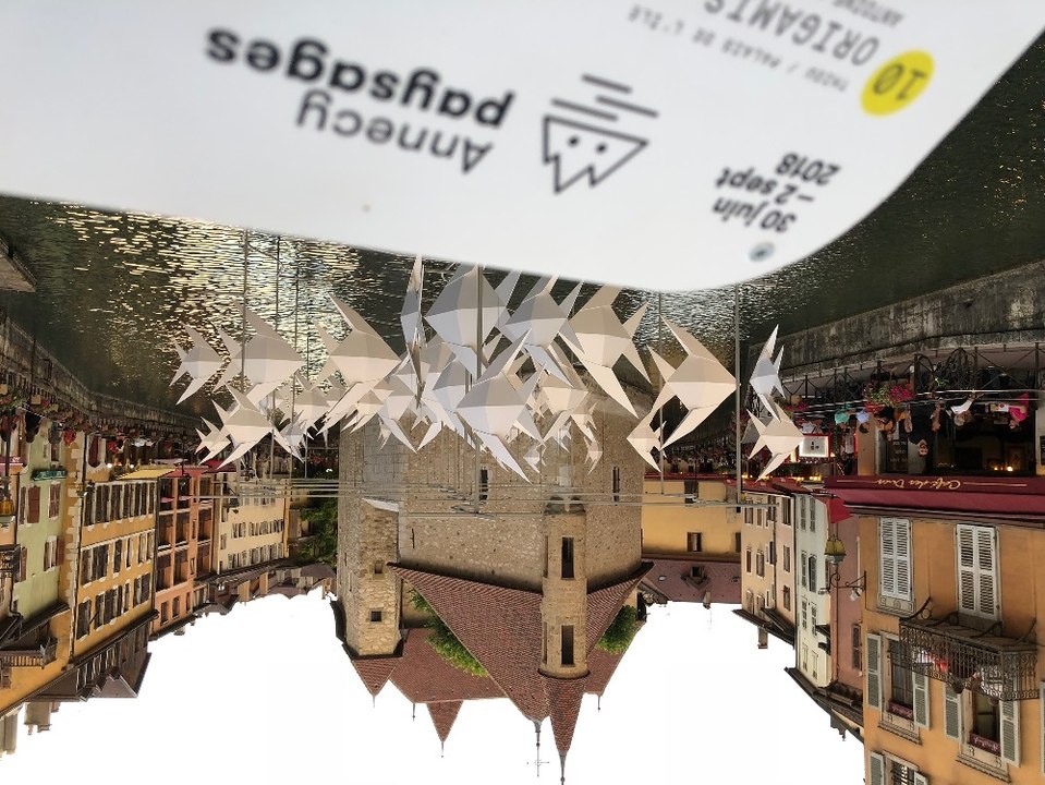 Avec le festival "Annecy Paysages", la ville se transforme en galerie d’art à ciel ouvert