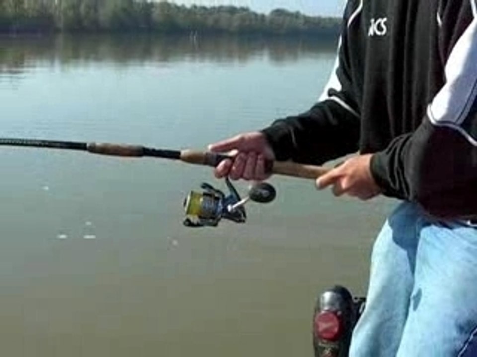 La peche d'un silure de la garonne