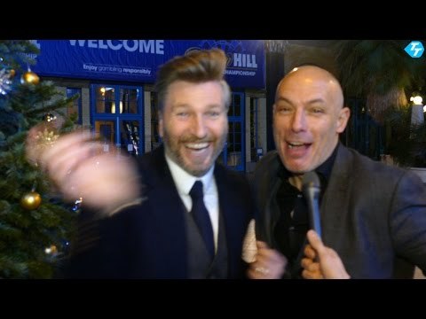 Robbie Savage & Howard Webb Funny interview at the William Hill World Darts Championship
