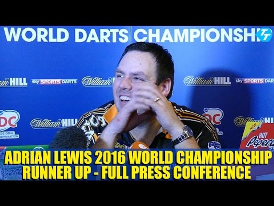 Adrian Lewis 2016 World Darts Championship Runner Up - Full Press Conference