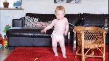 Talented Toddler Pulls Killer Dance Moves On The Living Room Floor