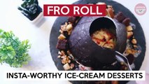 Dark Chocolate Volcanoes With Molten Lava Cake Inside  - Fro Roll