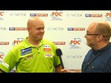 Michael van Gerwen retains his World Matchplay trophy