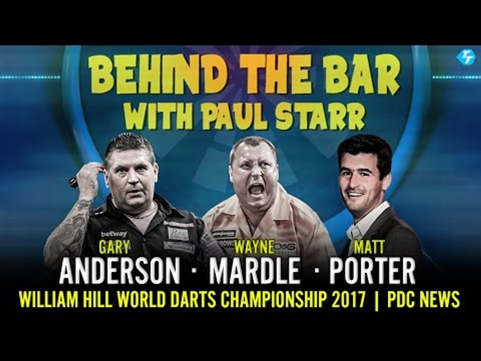 World Darts Championship Preview | Gary Anderson, Wayne Mardle & Matt Porter