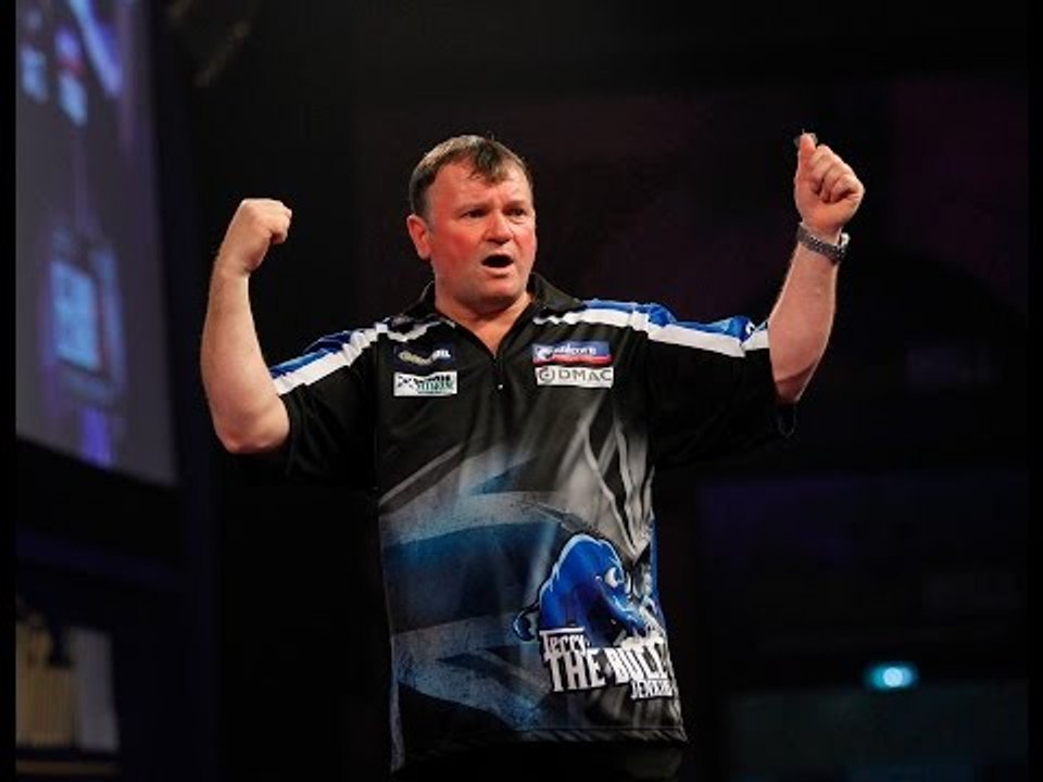 Terry Jenkins fresh after his 3-1 win over Josh Payne