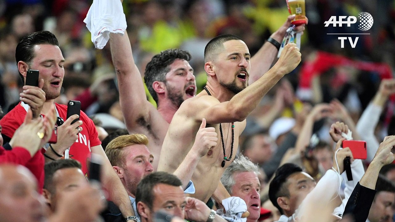 England fans gobsmacked after winning on penalties v Colombia
