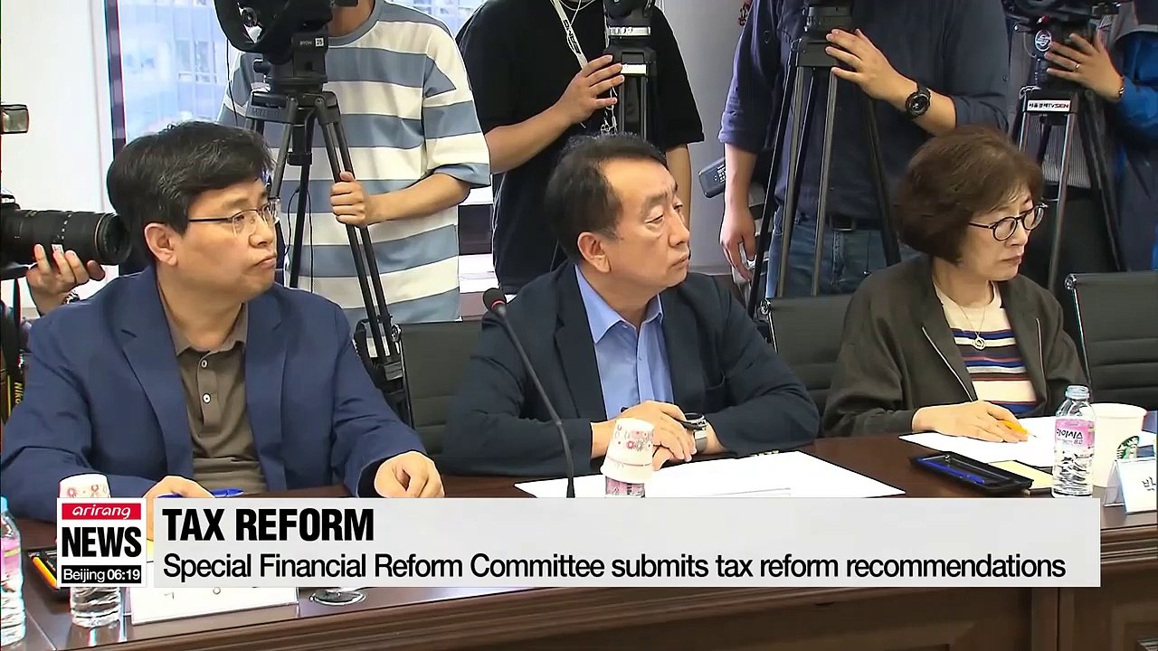 Special Financial Reform Committee proposes tax reform plan to the government