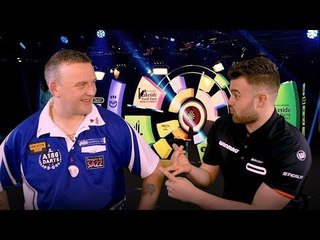 Mark McGeeney after Winning a 3-2 Sudden Death Thriller over Martin Adams | Lakeside World Darts