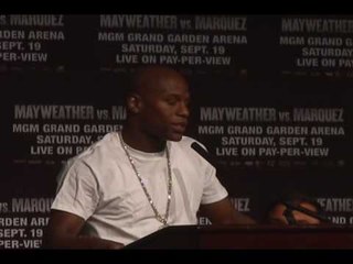 Mayweather-Marquez presser Floyd