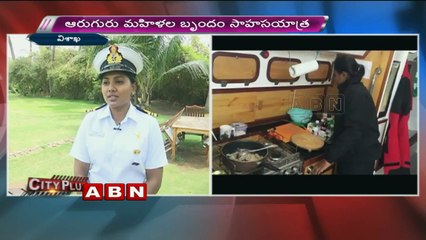 All-woman team returns after sailing around world |  Lieutenant Commander Swathi face to face