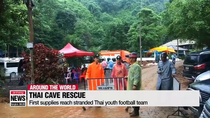 First supplies reach stranded Thai youth football team