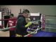 Sergio Martinez works out ahead of fighting Darren Barker