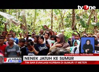 Penyelamatan Nenek yang Jatuh ke Sumur Sedalam 17 Meter