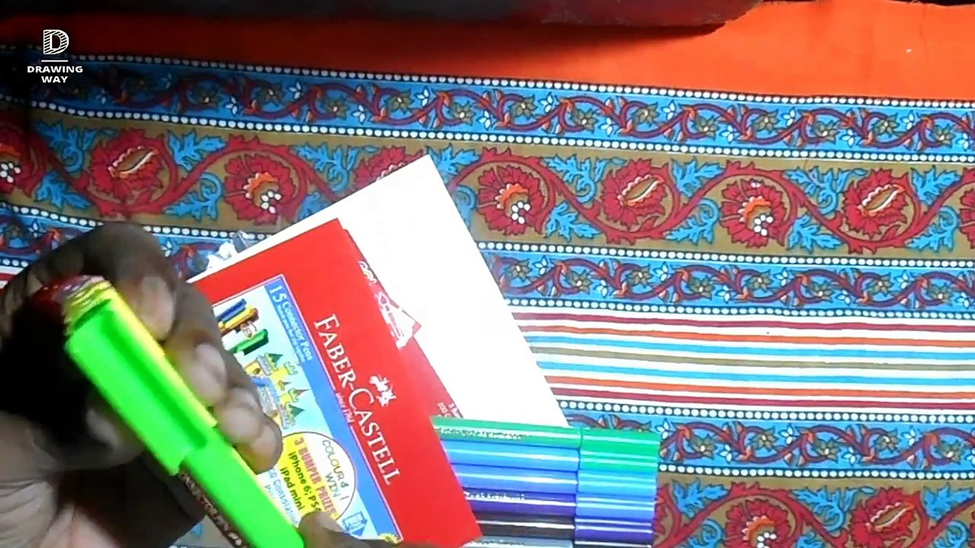 Faber Castell 15 Oil Pastels Unboxing 